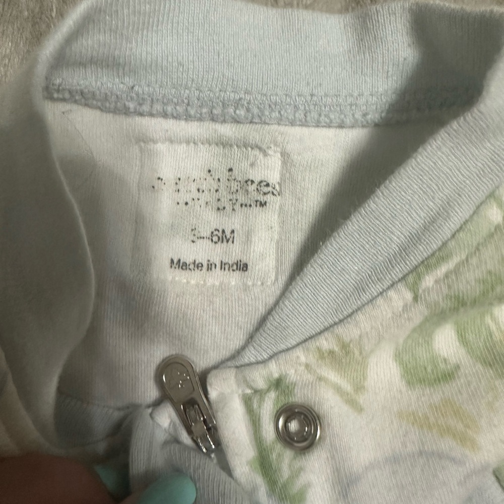 Kids One Piece Pajamas - Dinosaur and Bear Print - Picture 5 of 7